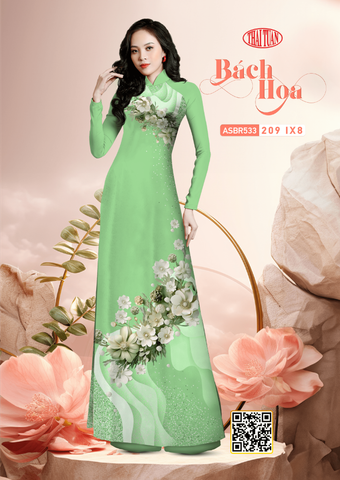 Vải Áo Dài Sắc Phương Nam Kháng Khuẩn Màu Lá Khổ 1m50 x 2m1 ASBR533209IX8