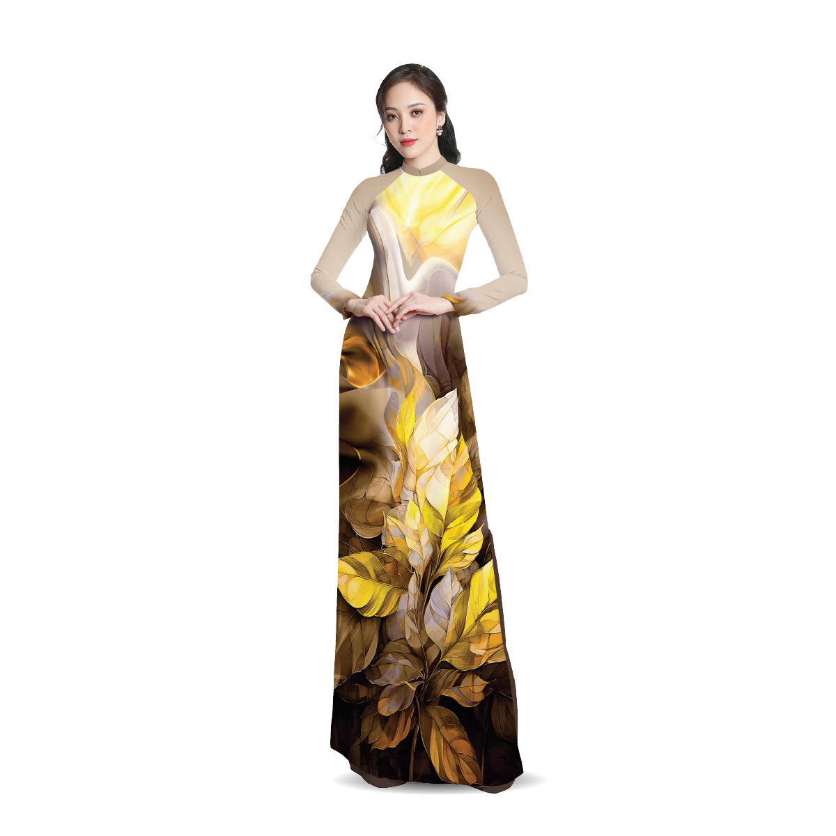 ASBR533237KHC Vải Áo Dài Sắc Phương Nam Kháng Khuẩn Khổ 1m50 x 2m1