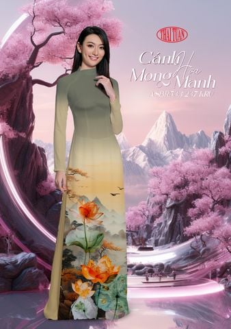 ASBR533237KRU Vải Áo Dài Sắc Phương Nam Kháng Khuẩn Khổ 1m50 x 2m1