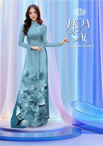 ASBR533242KB2 Vải Áo Dài Sắc Phương Nam Kháng Khuẩn Khổ 1m50 x 2m1