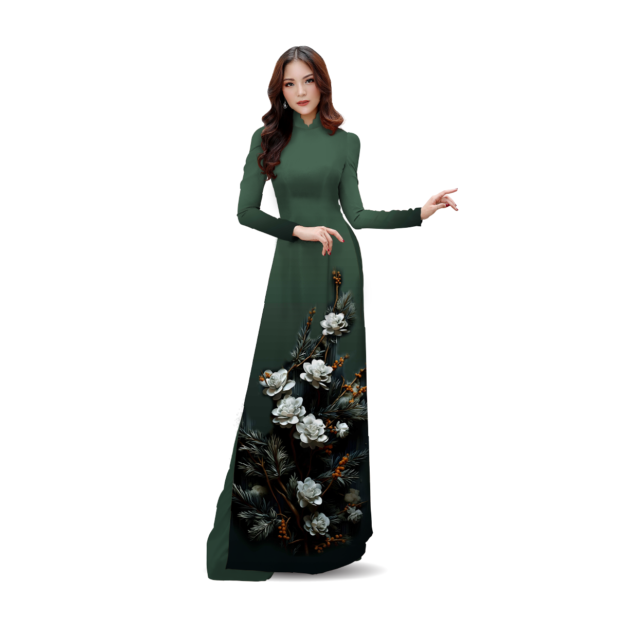 ASBR533244KEC Vải Áo Dài Sắc Phương Nam Kháng Khuẩn Khổ 1m50 x 2m1