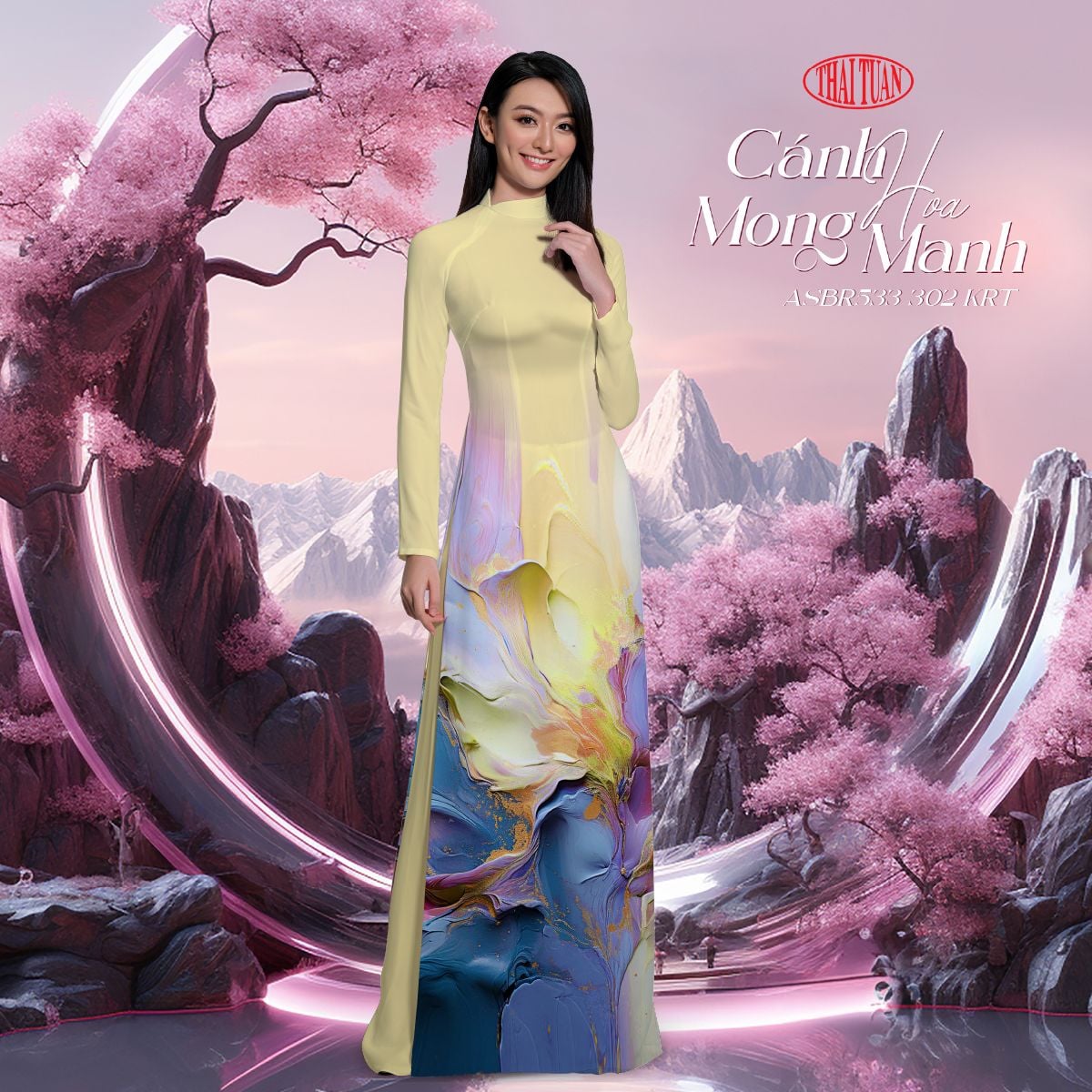 Vải Áo Dài Sắc Phương Nam Kháng Khuẩn Khổ 1m50 x 2m1 ASBR533302KRT