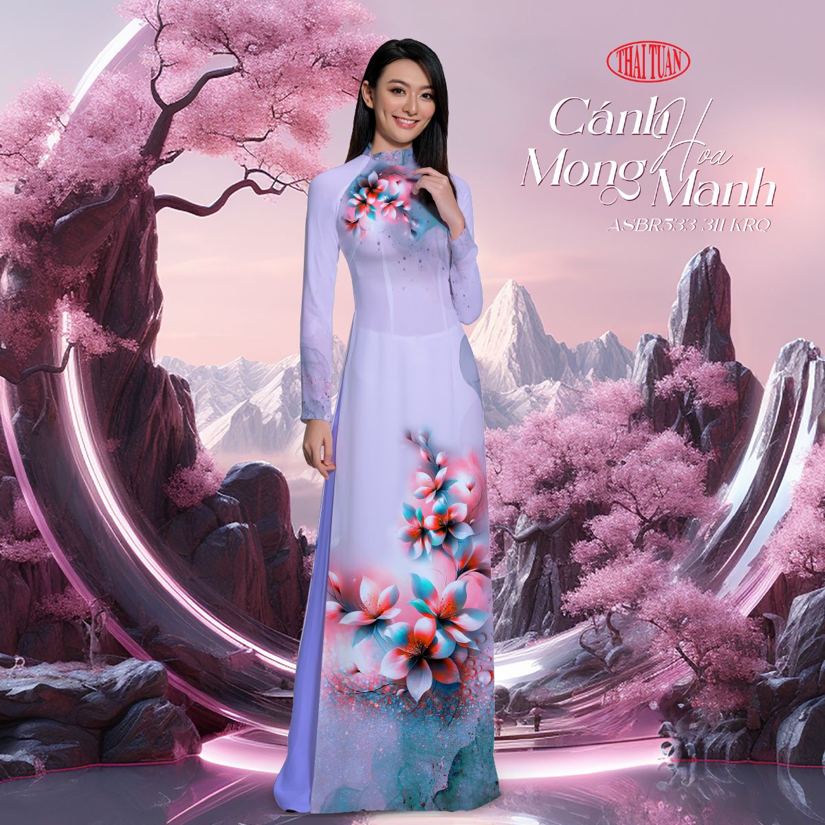 Vải Áo Dài Sắc Phương Nam Kháng Khuẩn Khổ 1m50 x 2m1 ASBR533311KRQ