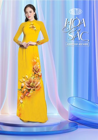 ASBR533402KB8 Vải Áo Dài Sắc Phương Nam Kháng Khuẩn Khổ 1m50 x 2m1
