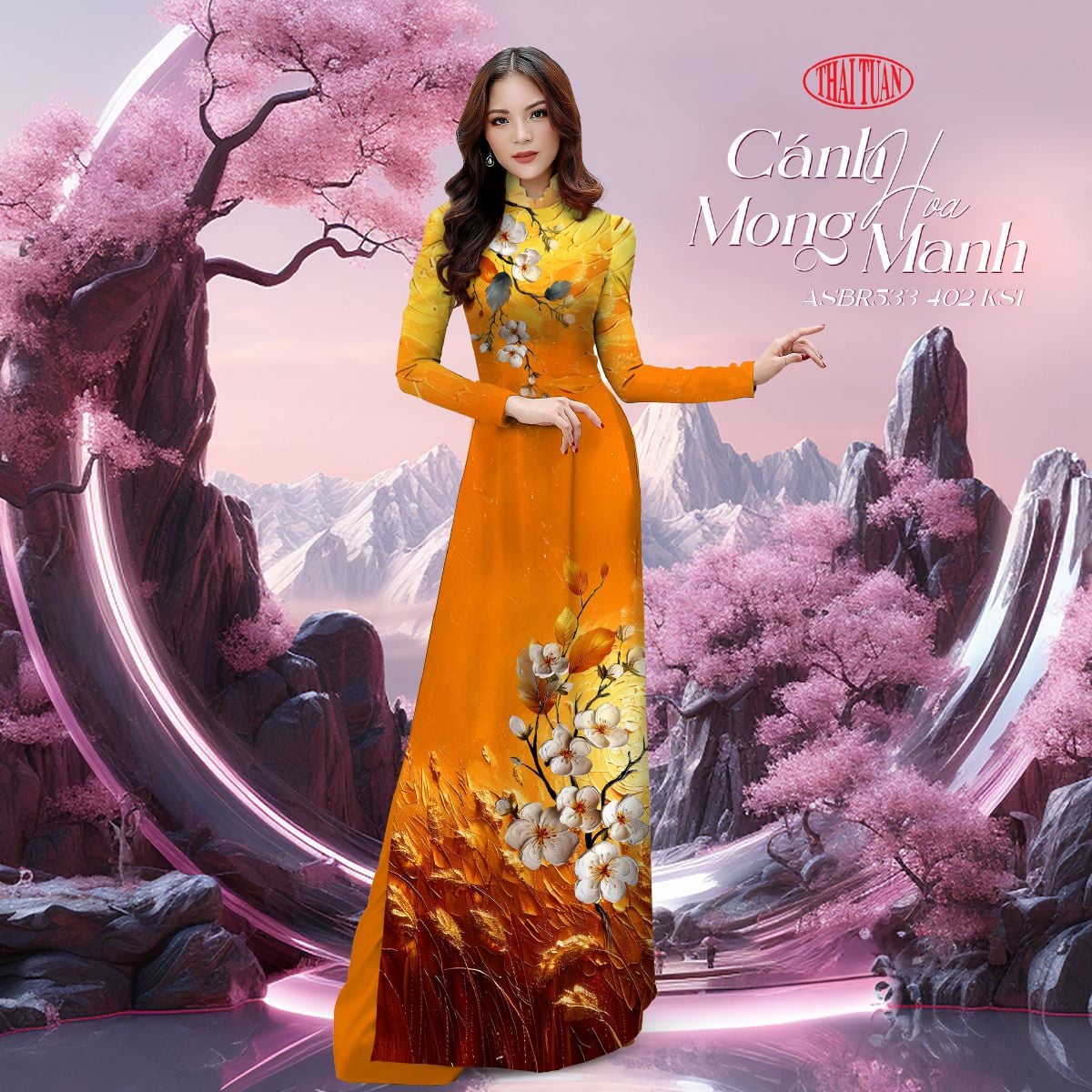 Vải Áo Dài Sắc Phương Nam Kháng Khuẩn Khổ 1m50 x 2m1 ASBR533402KS1