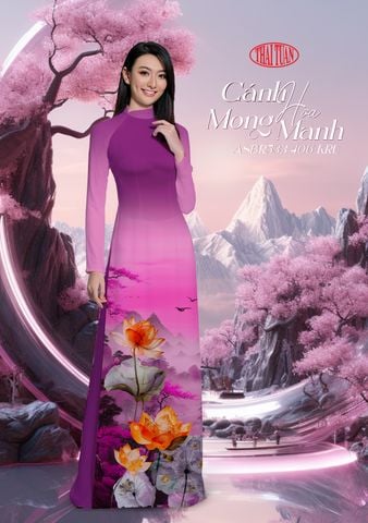 Vải Áo Dài Sắc Phương Nam Kháng Khuẩn Khổ 1m50 x 2m1 ASBR533406KRU