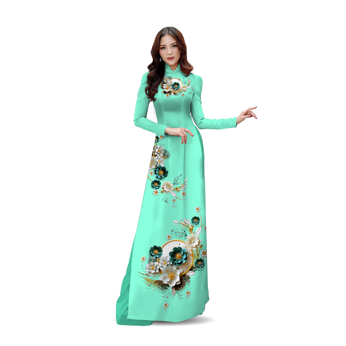 ASBR533409KB9 Vải Áo Dài Sắc Phương Nam Kháng Khuẩn Khổ 1m50 x 2m1