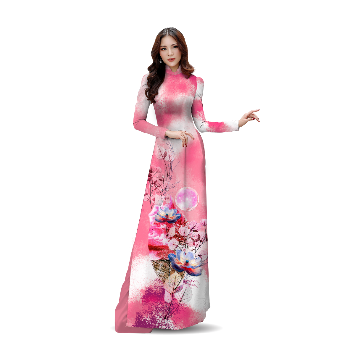 ASBR533546KB6 Vải Áo Dài Sắc Phương Nam Kháng Khuẩn Khổ 1m50 x 2m1