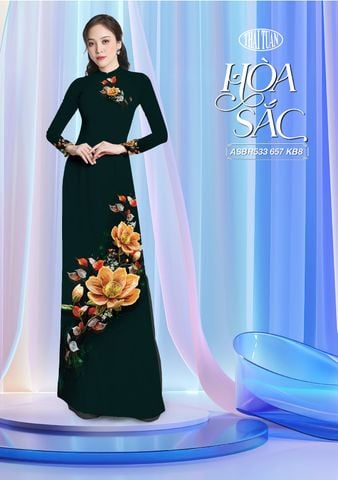ASBR533657KB8 Vải Áo Dài Sắc Phương Nam Kháng Khuẩn Khổ 1m50 x 2m1