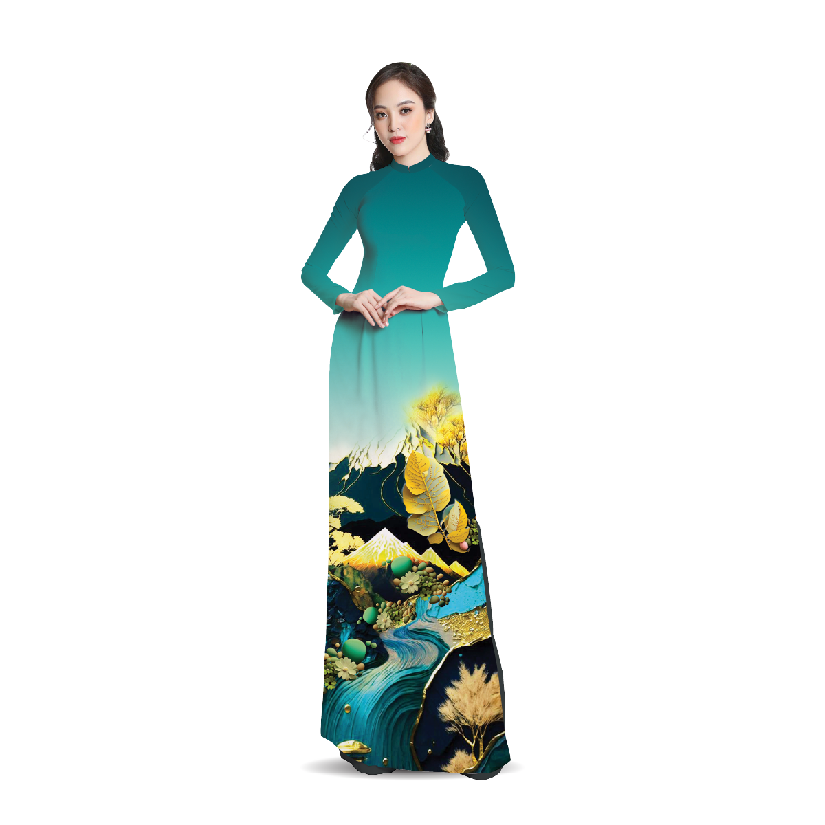 ASBR533657KHB Vải Áo Dài Sắc Phương Nam Kháng Khuẩn Khổ 1m50 x 2m1