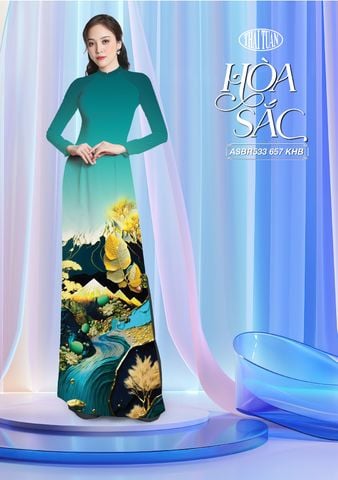 ASBR533657KHB Vải Áo Dài Sắc Phương Nam Kháng Khuẩn Khổ 1m50 x 2m1