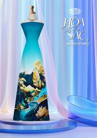 ASBR533657KHB Vải Áo Dài Sắc Phương Nam Kháng Khuẩn Khổ 1m50 x 2m1
