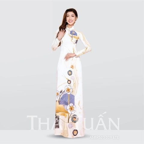 Vải Áo Dài In Họa Tiết Kháng Khuẩn Nhiều Màu Khổ 1m50 x 2m1 ASBR533ETE