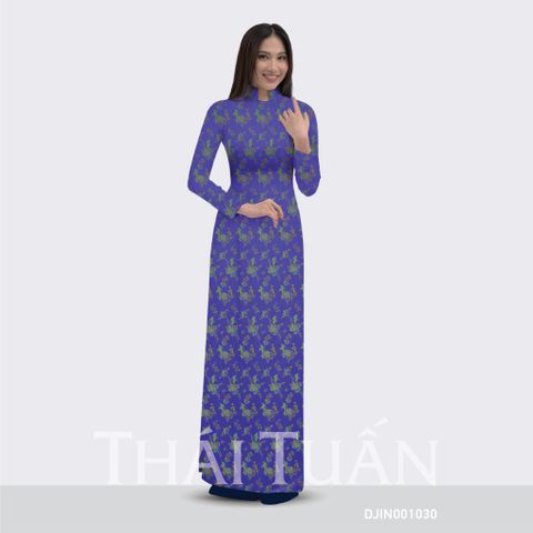 DJIN001030 Vải Gấm Tĩnh Vạn Hoa Khổ 1m15 x 2m5