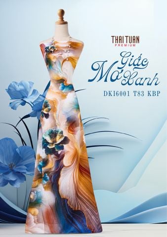 DKI600183KBP Vải Áo Dài Kim Tuyến Đính Đá Khổ 1m50 x Dài 2m3