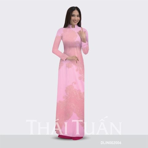 Vải Gấm Kim Tuyến Hồng Tươi Khổ 1m15 x 2m3 DLIN002006