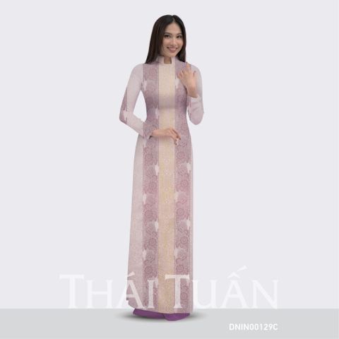 DNIN00129C Vải Gấm Hoa Văn Khổ 1m15 x 2m5