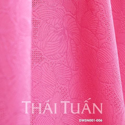 DWSN001006 Gấm Ý Hoa Màu Hồng Nhạt 1m15 Dài 2m2