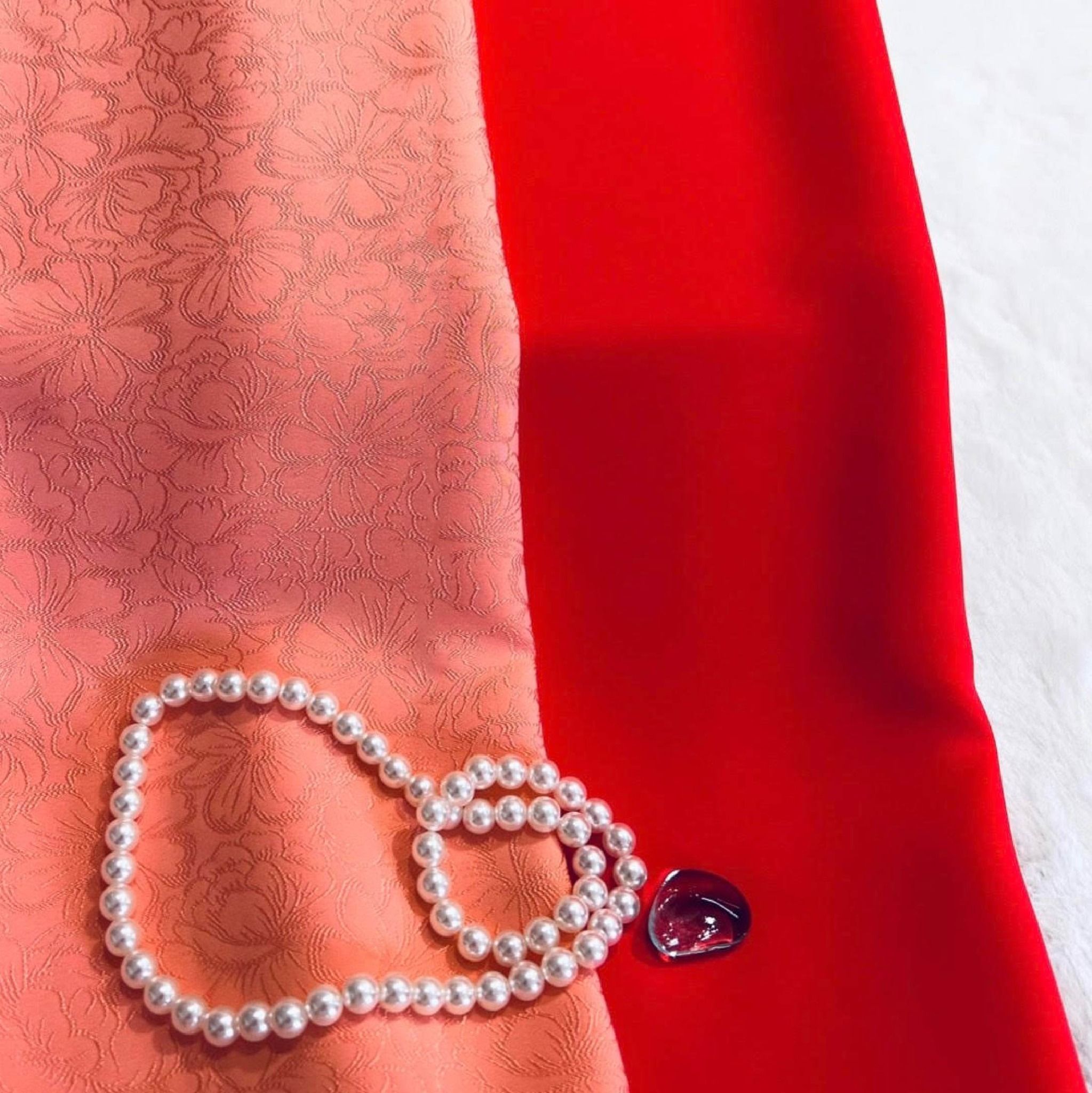 DWUN002007 Vải Gấm Hoa Biển Màu Cam Da Khổ 1m15 x 2m5