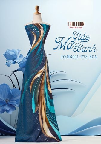 Vải Áo Dài Kim Tuyến Cao Cấp Khổ 1m50 x Dài 2m3 DYM6001T78KCA