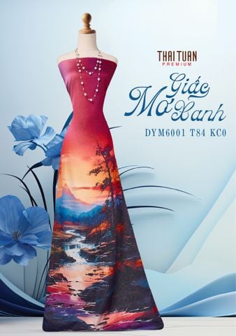 DYM6001T84KC0 Vải Áo Dài Kim Tuyến Cao Cấp Khổ 1m50 x Dài 2m3