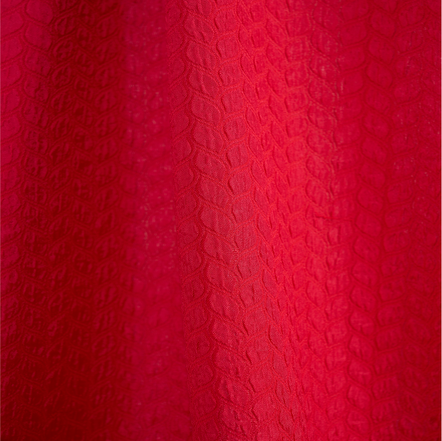 Vải Gấm Hoa Liên Màu Đỏ 1m15 x 2m5 EAGN001041