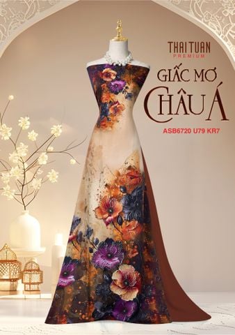 Vải Áo Dài Satin Đính Đá Hương Thơm Kháng Khuẩn Khổ 1m50 x Dài 2m3