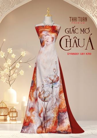 DYMA001308KR9 Vải Áo Dài Kim Tuyến Cao Cấp Khổ 1m50 x Dài 2m3