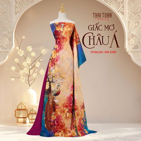 Vải Áo Dài Kim Tuyến Cao Cấp Khổ 1m50 x Dài 2m3