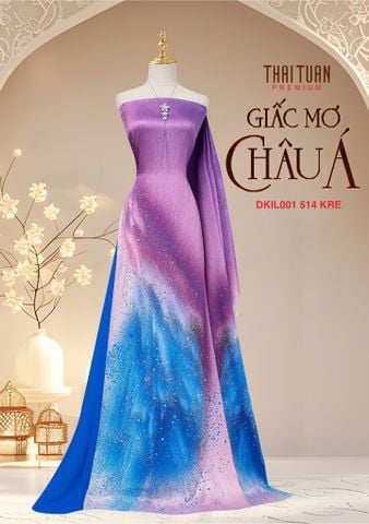 Vải Áo Dài Kim Tuyến Cao Cấp Khổ 1m50 x Dài 2m3