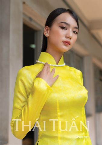 Vải Wash Ánh Diamond Màu Vàng Khổ 1m50 Dài 1m ASBL589W02