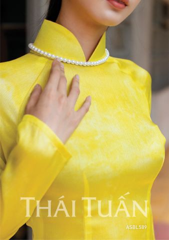 Vải Wash Ánh Diamond Màu Vàng Khổ 1m50 Dài 1m ASBL589W02