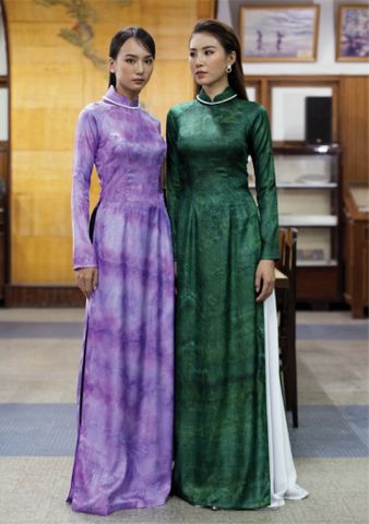 Vải Wash Ánh Diamond Màu Tím Khổ 1m50 Dài 1m1 ASBL589W30