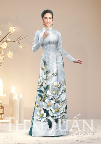 Vải Áo Dài Satin Đính Đá Hương Thơm Kháng Khuẩn Khổ 1m50 x Dài 2m3