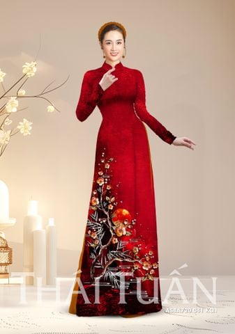 Vải Áo Dài Satin Đính Đá Hương Thơm Kháng Khuẩn Khổ 1m50 x Dài 2m3