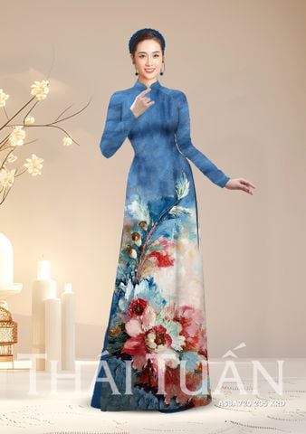 Vải Áo Dài Satin Đính Đá Hương Thơm Kháng Khuẩn Khổ 1m50 x Dài 2m3