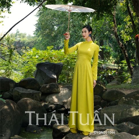 DYQN001044 Vải Gấm Cát Vân Họa Tiết Màu Vàng Khổ 1m15 x 2m5