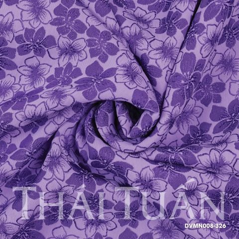 Vải Gấm Lam Ngọc Màu Tím Khổ 1m15 x 2m5 DVMN008326