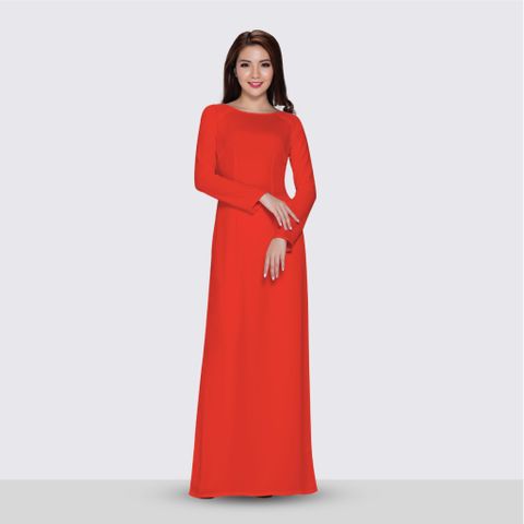 ASBQ533-243 | Vải Quần Trơn Thạch Anh Màu Cam (Khổ 1 Mét 50, Dài 1 Mét 2)