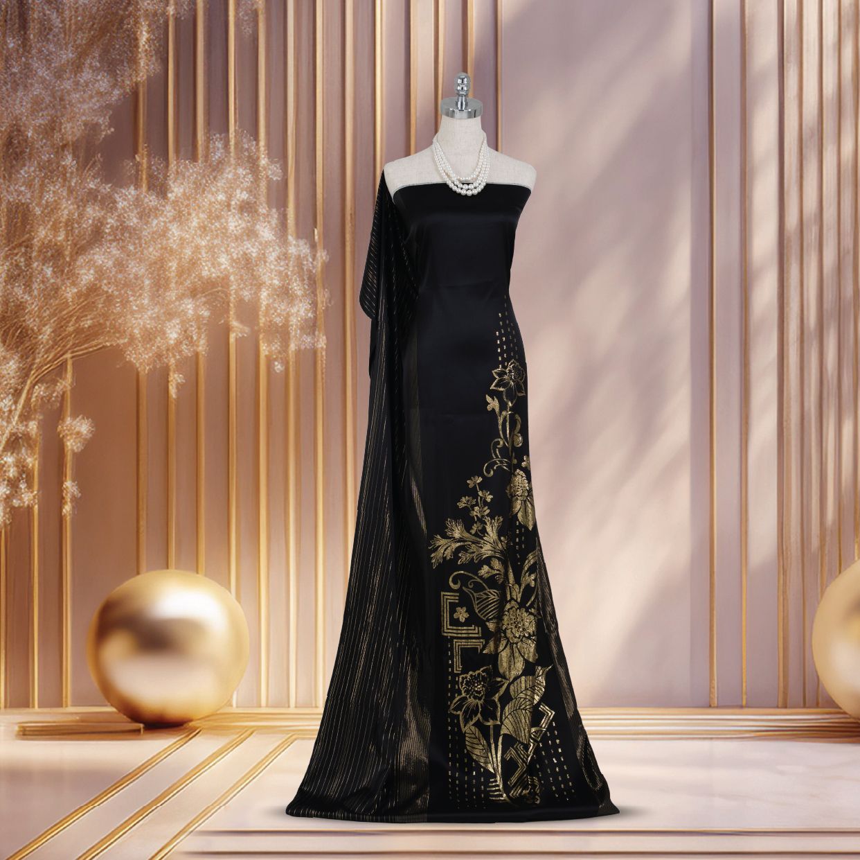 Vải Áo Dài Premium Kháng Khuẩn Khổ 1m15 x Dài 2m3 DLP4003240