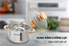Bộ nồi chảo INOX 5 đáy SUNHOUSE SHG789
