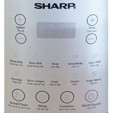 Máy xay sữa hạt Sharp KS-168 to