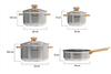 Bộ nồi chảo INOX 5 đáy SUNHOUSE SHG789