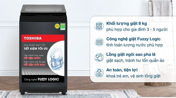 Máy giặt Toshiba AW-M905BV(MK) 8kg