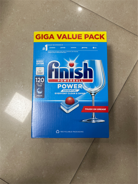 Viên rửa bát Finish Essential 120V 6 tác dụng