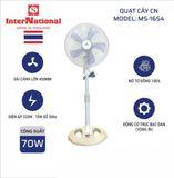  Quạt cây InterNational MS-16S4 70w 