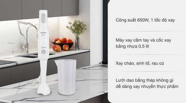 Máy xay cầm tay Philips HR2531/00 650w