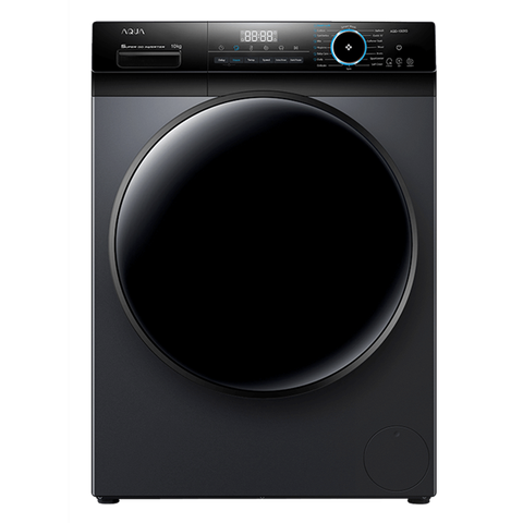 Máy giặt AQUA AQD-D1003G.BK cửa ngang 10kg màu tối