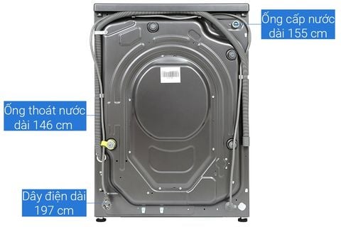 Máy giặt AQUA AQD-A1000G.S cửa ngang 10kg xám