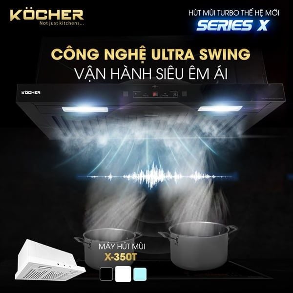 Máy hút mùi Kocher TURBO X-350N